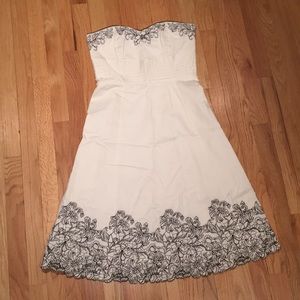 White House Black Market Strapless Dress